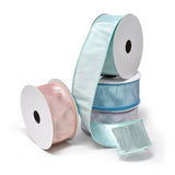 Metallic Pastel Sassy Wired Ribbon, 1-1/2-Inch, 10-Yard, Turquoise