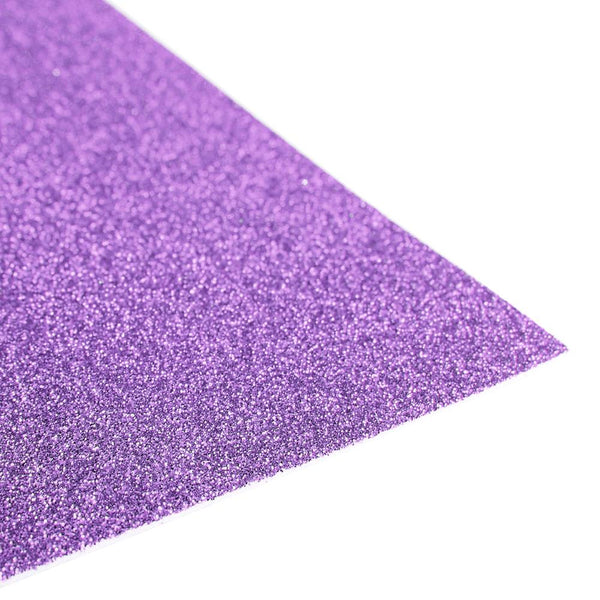 Glitter EVA Foam Sheet, 9-inch x 12-inch, 10-Piece, Lavender