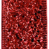 Disco Glitter Metallic Edge Wired Ribbon, 1-1/2-Inch, 10-Yard