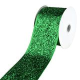 Disco Glitter Metallic Edge Wired Ribbon, 2-1/2-Inch, 10-Yard