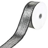 Elegant Cracked Lamé Wired Ribbon, 1-1/2-Inch, 10-Yard