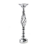 Tall Twisted Candle Holder Metal Centerpiece, 22-3/4-Inch