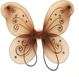 Organza Butterfly Fairy Wings w/ Rhinestone Glitters