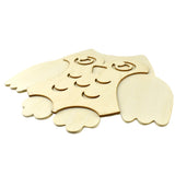 Wooden 3D DIY Craft Owl Plaque, 9-1/4-Inch