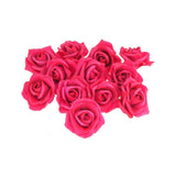 Foam Roses Flower Head Embellishment, 2-Inch, 12-Piece
