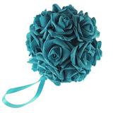 Soft Touch Flower Kissing Balls Wedding Centerpiece, 6-inch