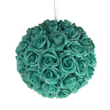 Soft Touch Flower Kissing Balls Wedding Centerpiece, 10-inch