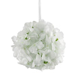 Silk Hydrangea Flower Kissing Balls Centerpiece, 6-Inch