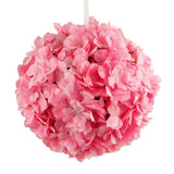 Silk Hydrangea Flower Kissing Balls Centerpiece, 10-Inch