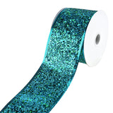 Disco Glitter Metallic Edge Wired Ribbon, 2-1/2-Inch, 10-Yard