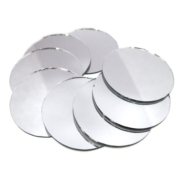 Round Mirror Table Scatter, 2-Inch, 8-Count