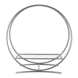 Metallic Twin Hoop Centerpiece Stand, 32-Inch