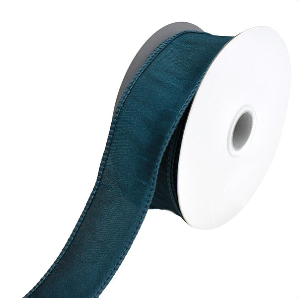 Dupioni Supreme Wired Edge Ribbon, 1-1/2-Inch, 10 Yards, Jade