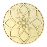 Wooden 3D DIY Craft Mandala Plaque, 9-1/4-Inch