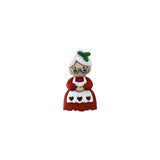 Christmas Mr & Mrs Claus Embellishments, 1-lnch, 3-Piece