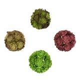 Sedum Orb Vase Filler, 2-Inch, 4-Piece