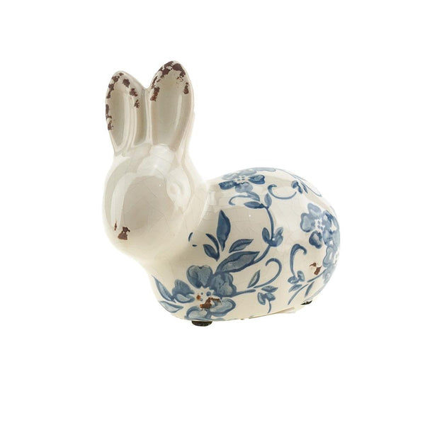 Mini Glazed Terracotta Bunny Figurine, 5-3/4-Inch