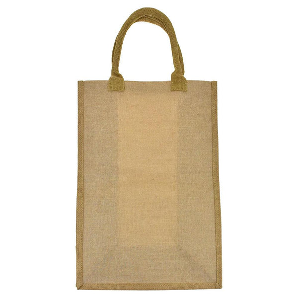 Natural Jute Long Tote Bag, 18-Inch