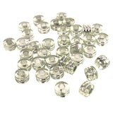 Acrylic Pony Beads, 9mm, 80-Piece