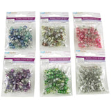 Acrylic Pony Beads, 9mm, 80-Piece