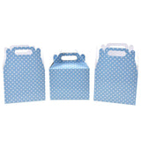 Polka Dot Patterned Party Favor Boxes, 4-3/4-Inch, 3-Count