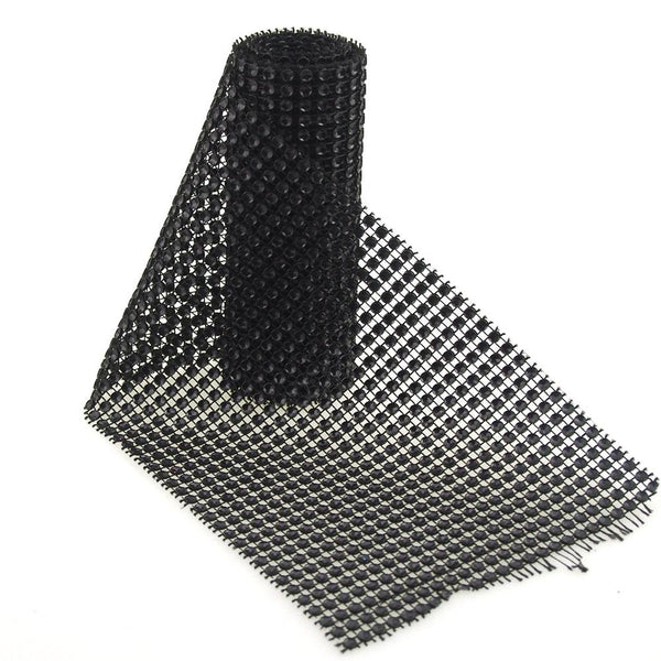 Rhinestone Mesh Wrap Roll, 4-3/4-Inch, 1-Yard, Black