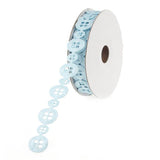 Polyester Button Garland Ribbon, 1/2-Inch, 10 Yards