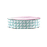 Hounds Tooth Glitter Grosgrain Ribbon, 7/8-inch, 4-yard