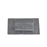 Stationary Card Holder, Slate, 3-Inch, 2-Piece