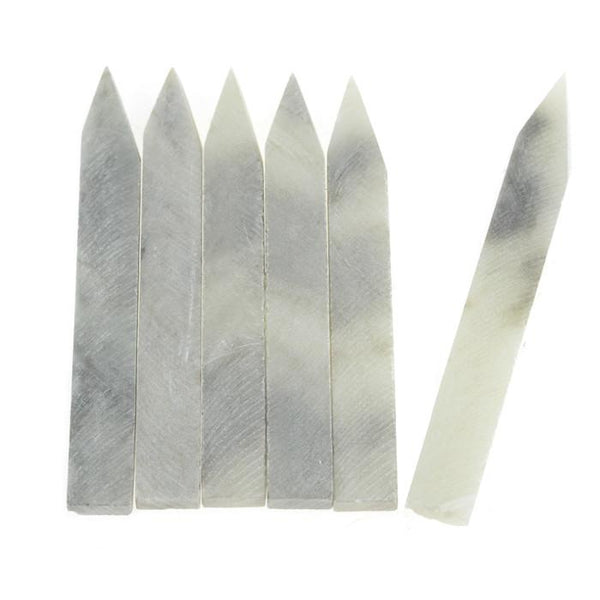 Slate Soapstone Chalk Flat Pencil, 4-inch, 6-Piece