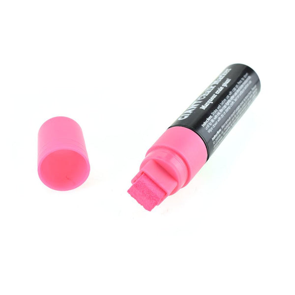 Giant Liquid Chalk 15mm Chisel Tip Markers, 5-1/2-Inch, Neon Pink