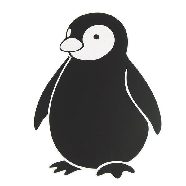 Chalkboard Penguin Wall Decal Sticker, 16-inch