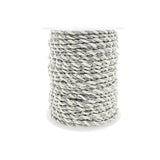 Metallic Twisted Cord Rope Trim, 3mm, 25-Yard