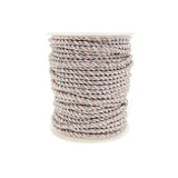 Metallic Twisted Cord Rope Trim, 3mm, 25-Yard