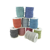 Metallic Twisted Cord Rope Trim, 3mm, 25-Yard