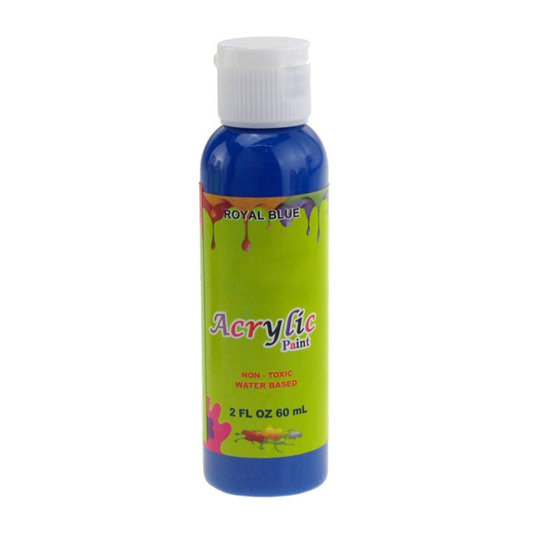 Acrylic Paint Bottle Non-Toxic, 60 mL, Royal Blue