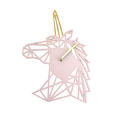 Geometric Unicorn Wall Clock, 16-1/2-Inch