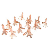 Paris Eiffel Tower Keychain Party Favors, 1-7/8-Inch, 12-Piece