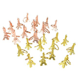 Paris Eiffel Tower Keychain Party Favors, 1-7/8-Inch, 12-Piece