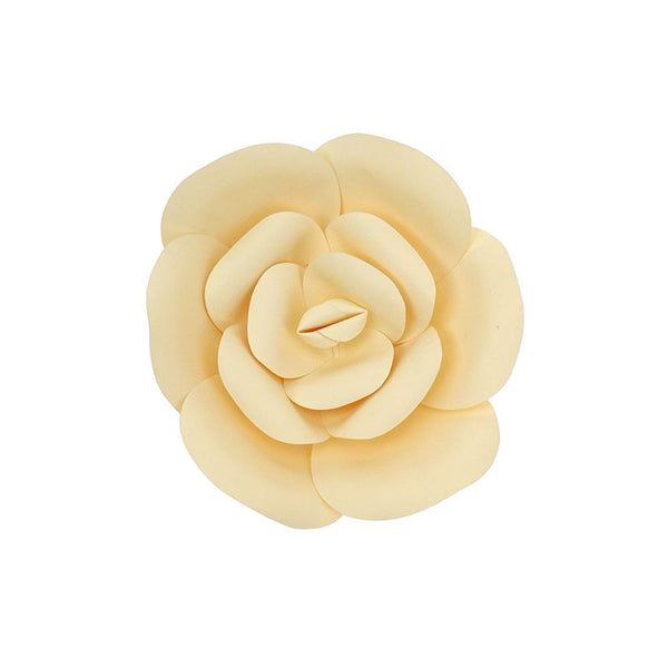 Paper Ranunculus Wall Flower, 7-3/4-Inch, Ivory