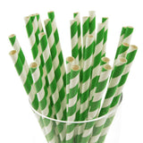 Candy Striped Paper Straws, 7-3/4-inch, 25-Piece