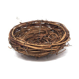 Artificial Bird Nest Wreath Decoration, 4-Inch