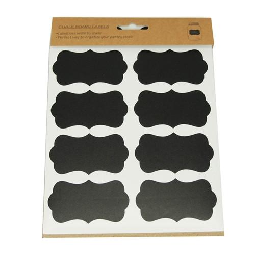 Chalkboard Label Stickers, Bracket, 3-inch, 24-count