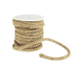 Burlap Jute Twine Rope, 6mm, 12 Yards, Natural