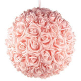 Soft Touch Flower Kissing Balls Wedding Centerpiece, 14-inch