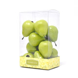 Realistic Home Decor Faux Mini Pears, Green, 2-1/2-Inch,12-Piece