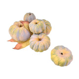 Artificial Bagged Pumpkins Fall Decor, Assorted, 6-Piece