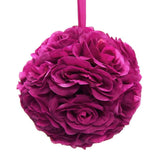 Silk Flower Kissing Balls Wedding Centerpiece, 10-Inch