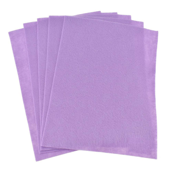 Premium Craft Felt Sheets, 8-1/2-Inch x 11-Inch, 5-Count, Lavender