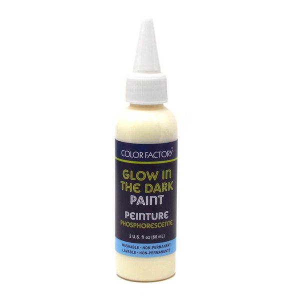 Glow in the Dark Luminescence Paint, 60mL, Yellow